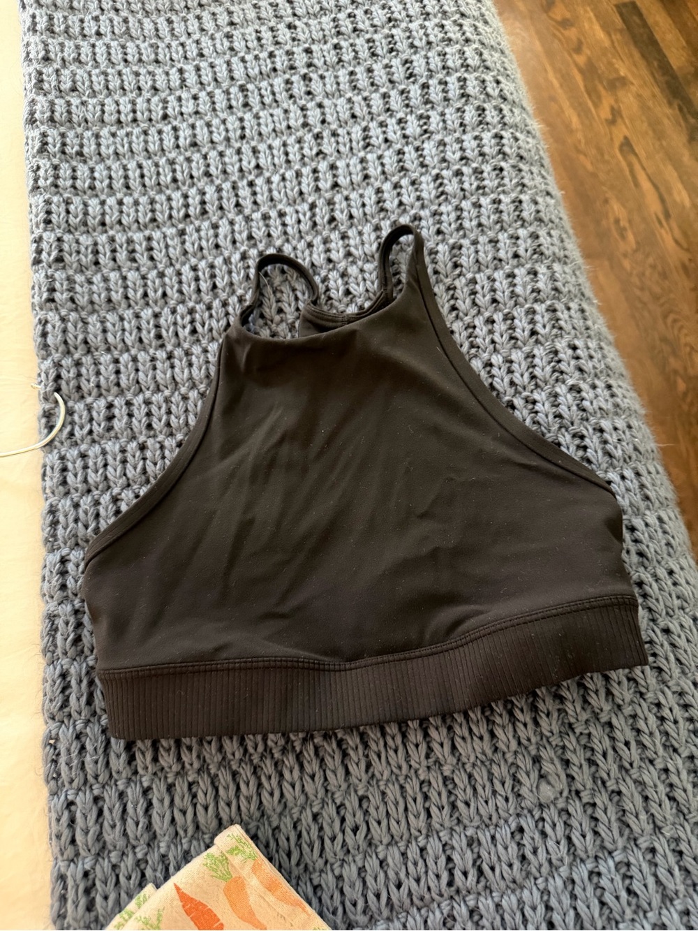 Athleta High neck open back bra